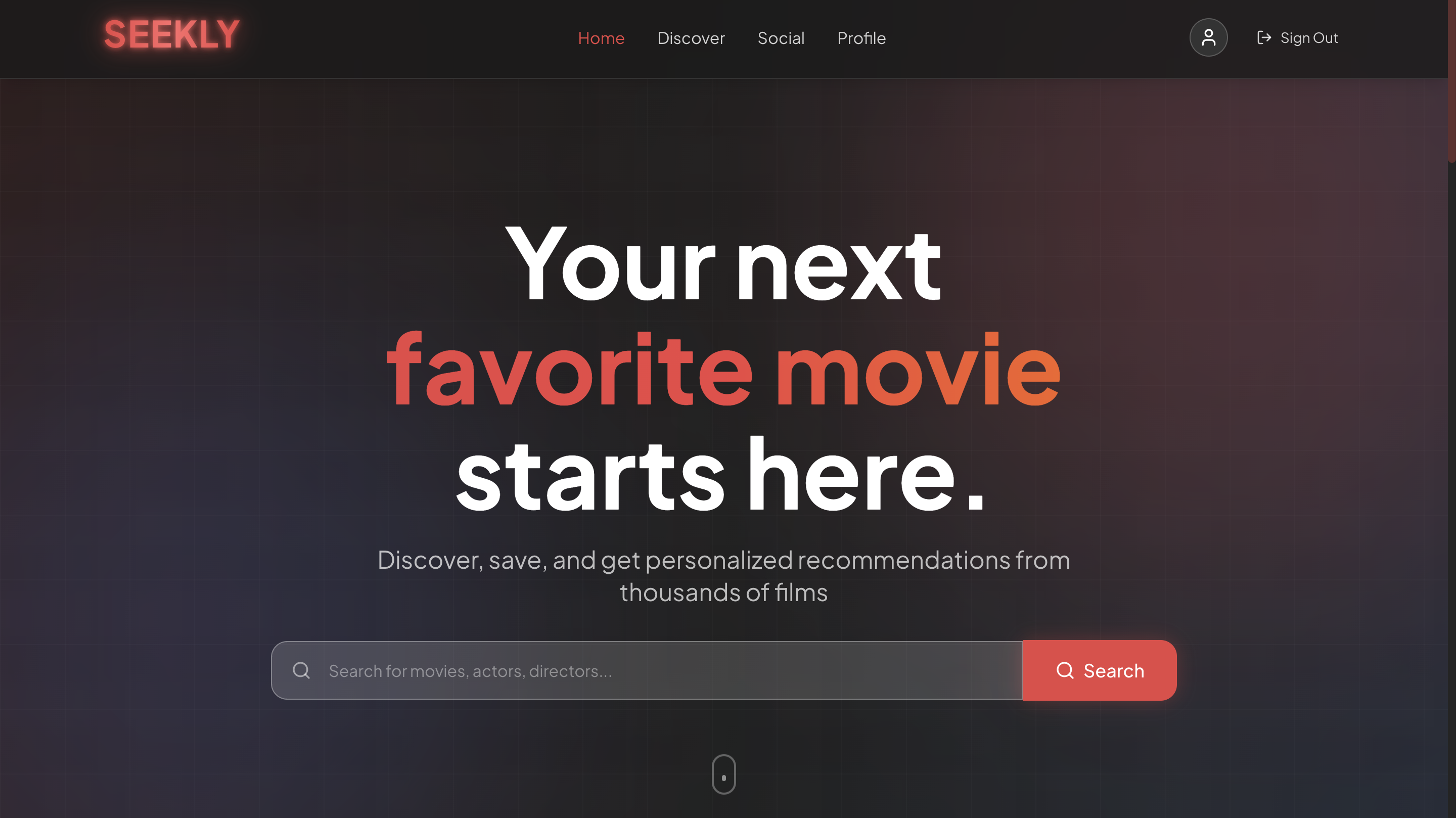 Seekly Movies Platform